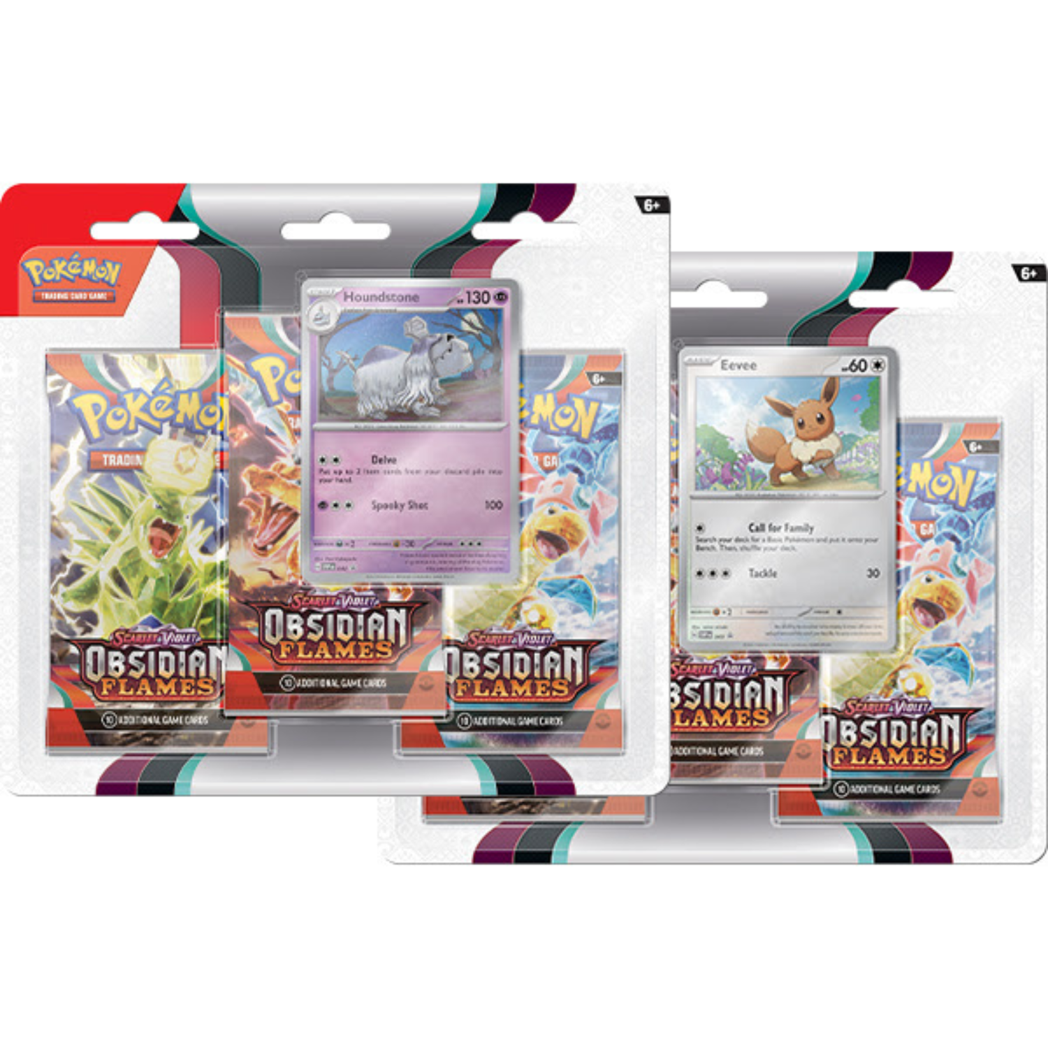Pokémon TCG: BOTH Obsidian Flames 3-Packs