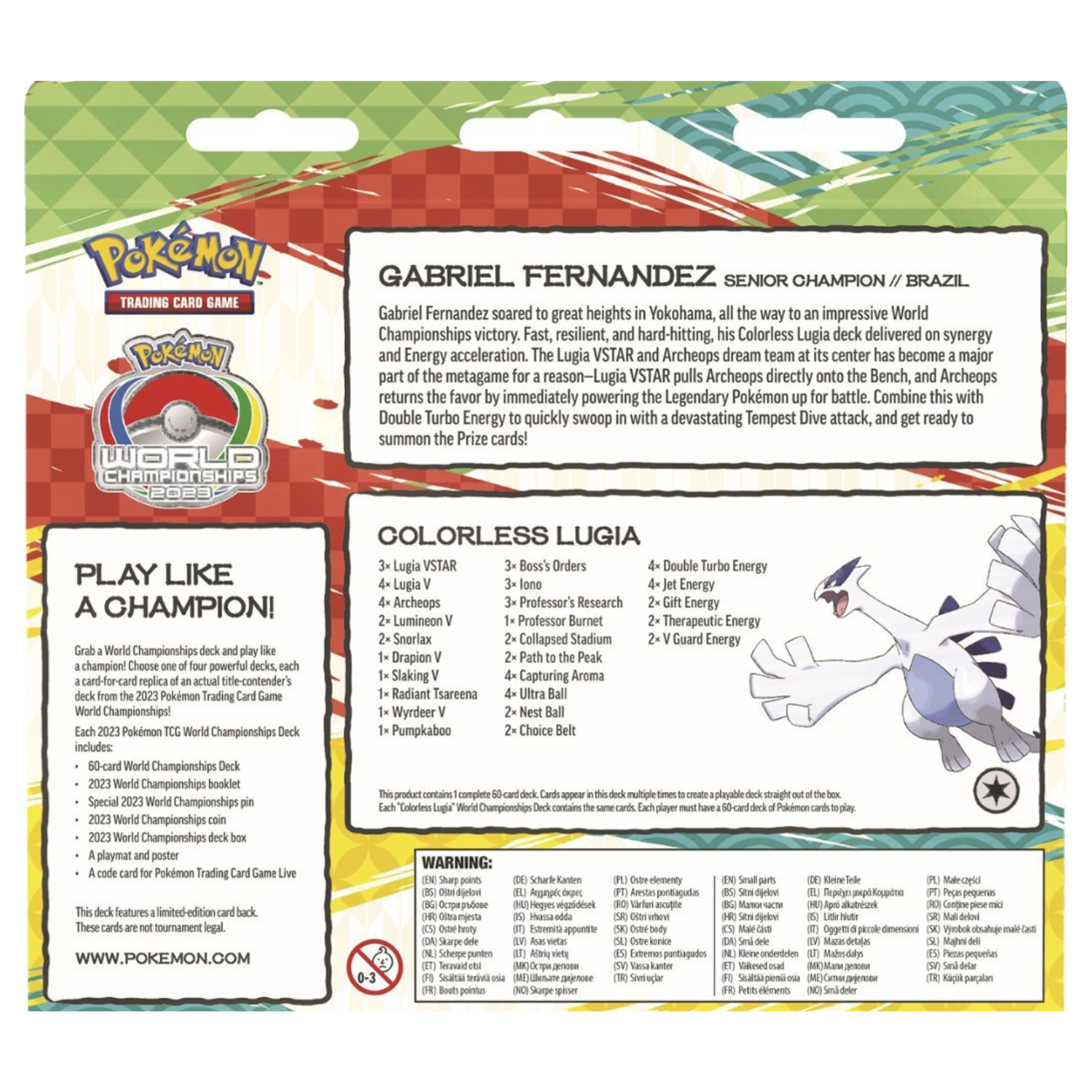 Pokémon TCG: 2023 World Championships Deck - Gabriel Fernandez | Card ...